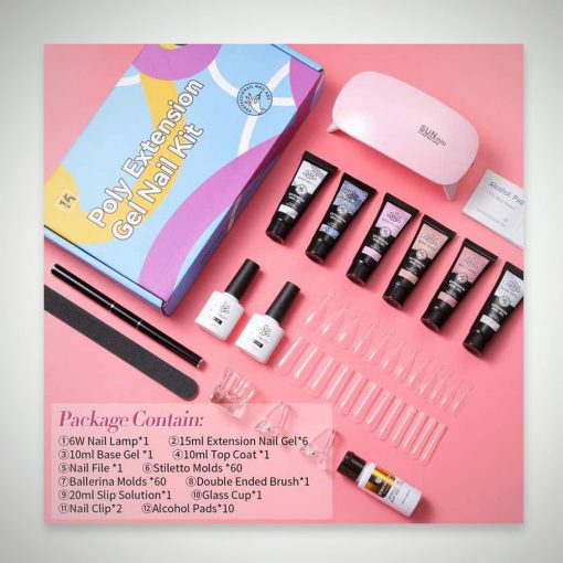 Poly Extension Gel Nail Kit