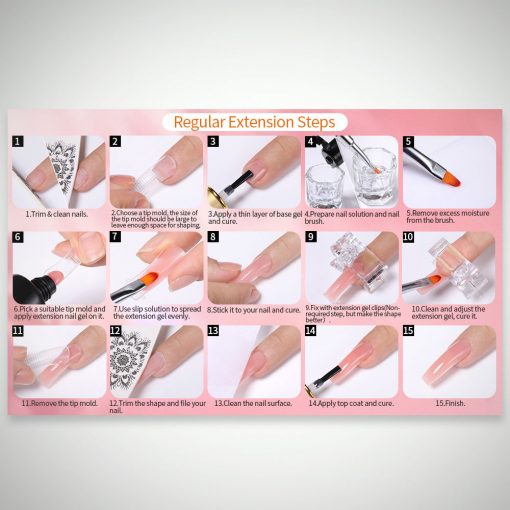 Poly Extension Gel Nail Kit