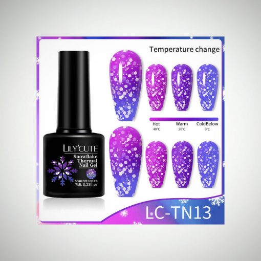 Snowflake Thermal Nail Gel LC-TN13