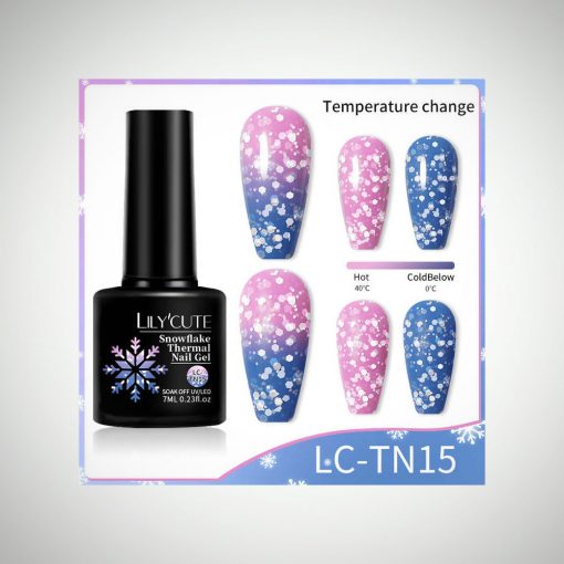 Snowflake Thermal Nail Gel LC-TN15