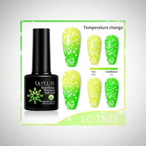 Snowflake Thermal Nail Gel LC-TN19