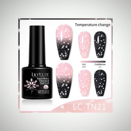 Snowflake Thermal Nail Gel LC-TN21