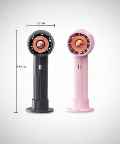 3-speed minifan with stand. Rechargeable.